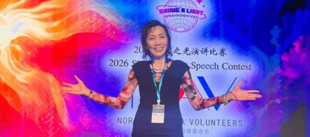 Lina as a Judge at Shine a Light Contest